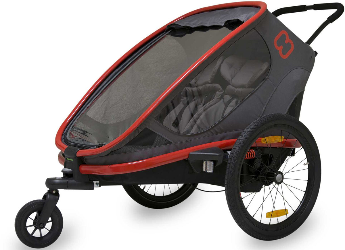 Outback 2 in 1 rot/charcoal