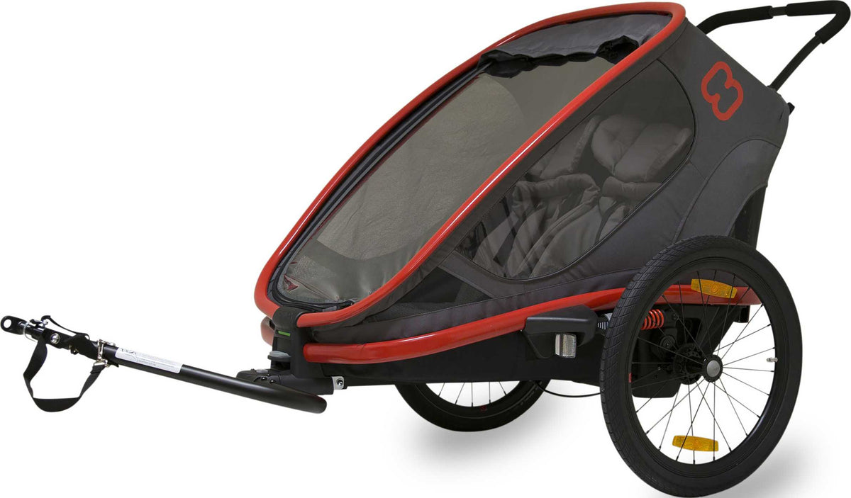 Outback 2 in 1 rot/charcoal