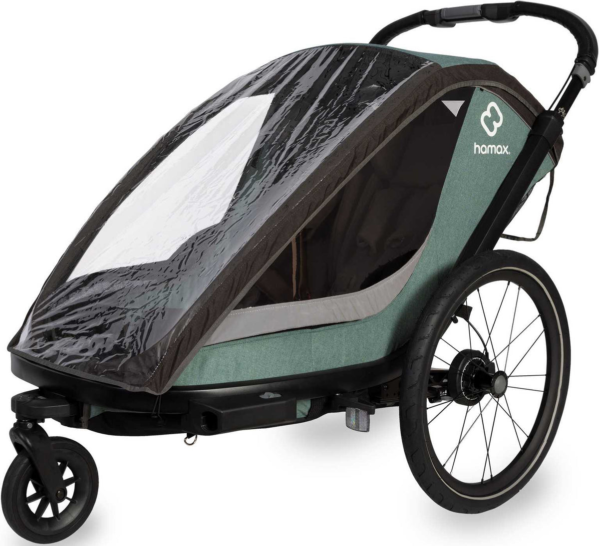 Cocoon green/black for 2 child