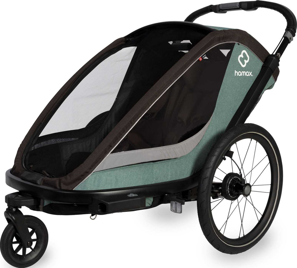 Cocoon green/black for 2 child