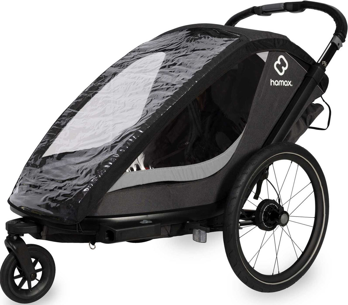Cocoon grey/black for 2 childr