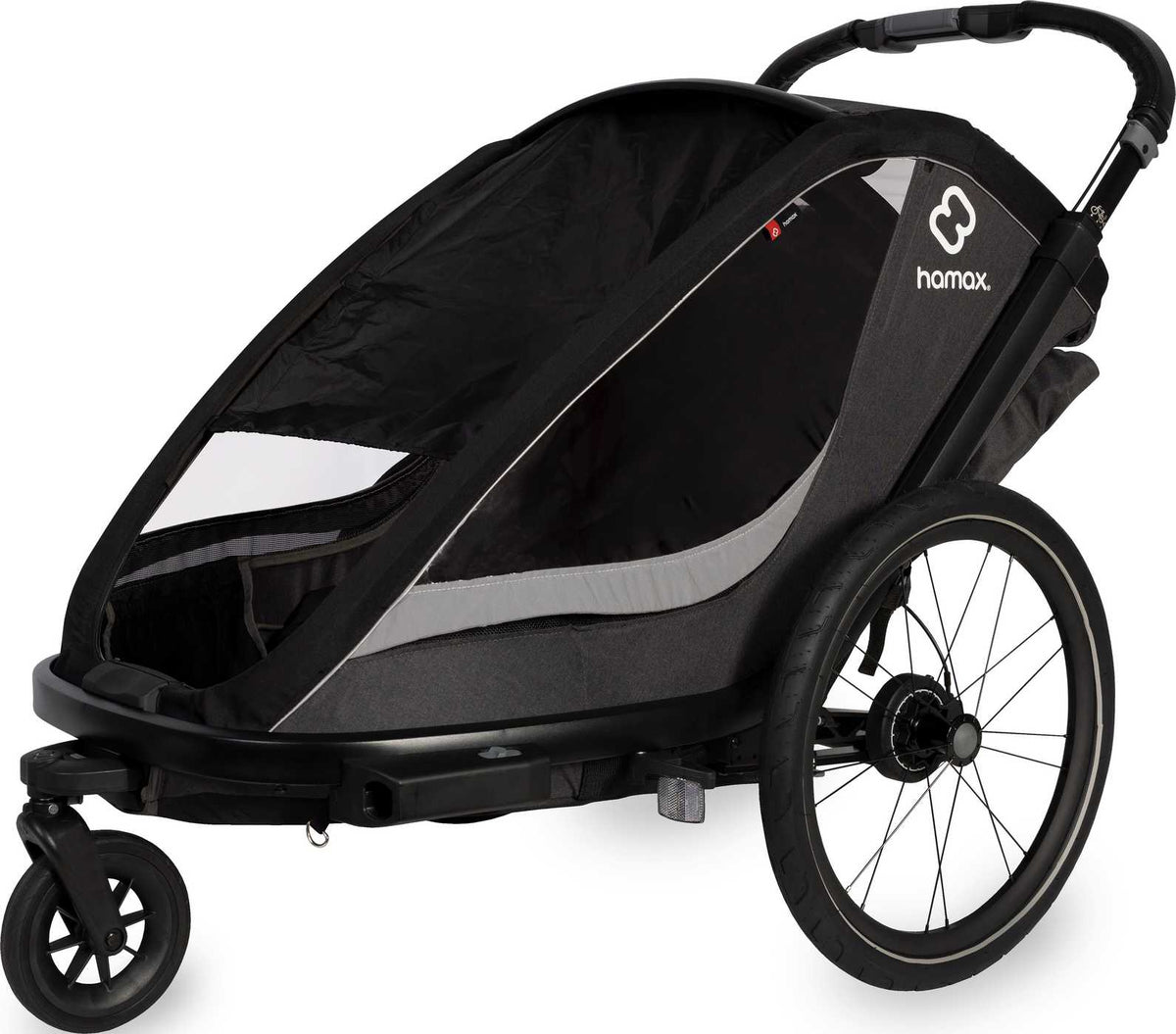 Cocoon grey/black for 2 childr