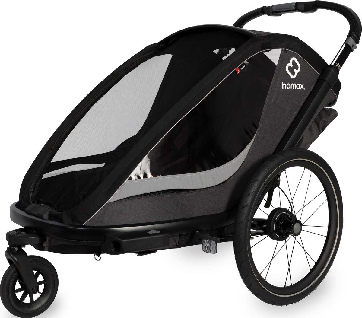 Cocoon grey/black for 2 childr