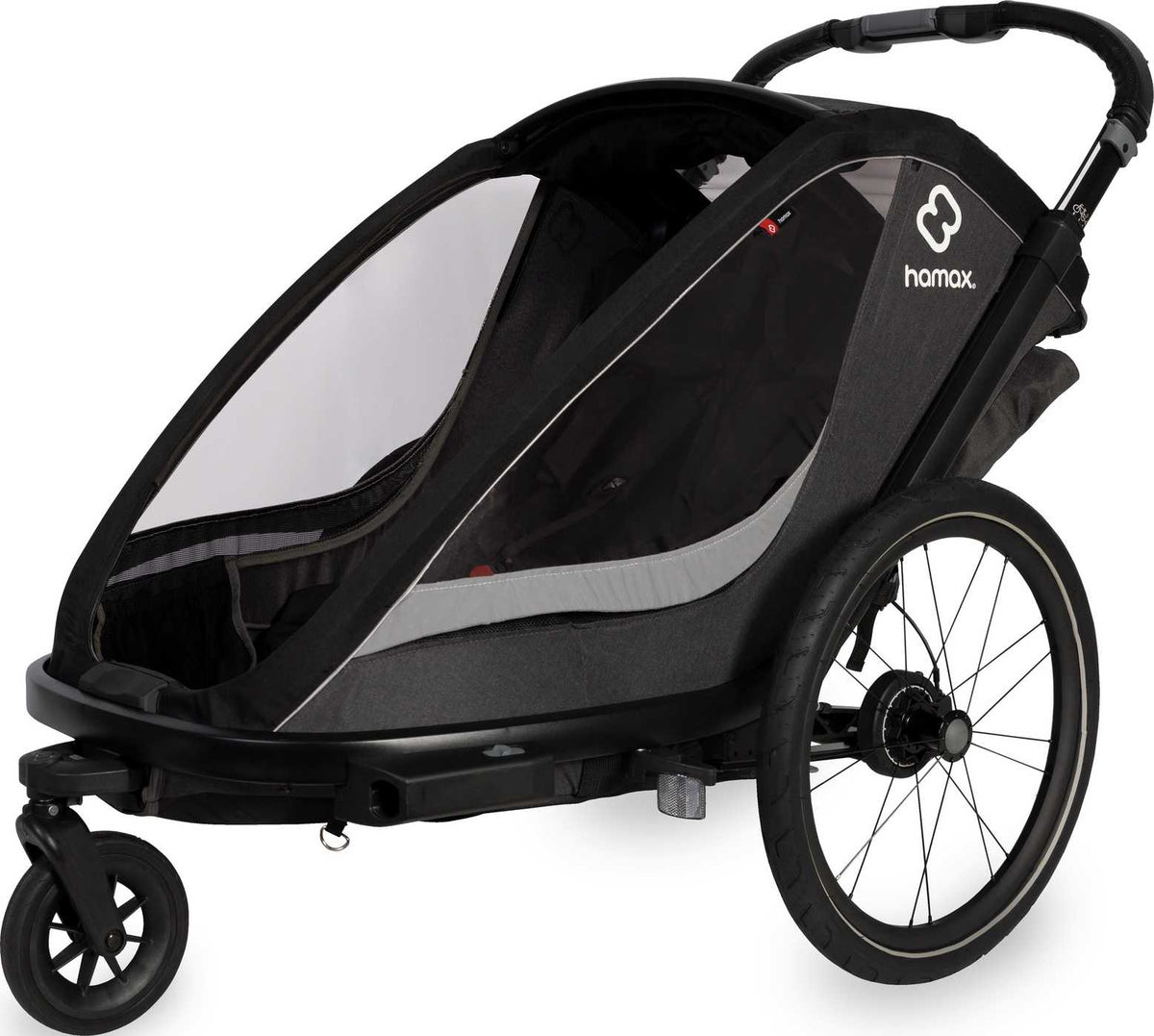 Cocoon grey/black for 2 childr