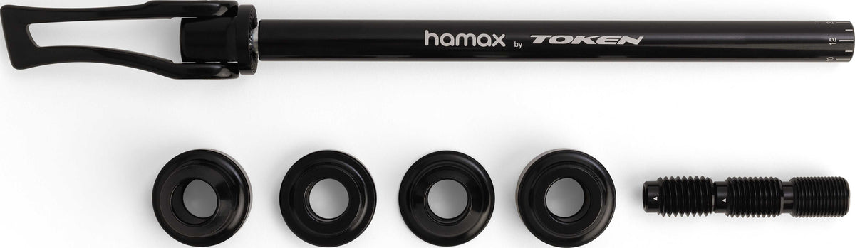 Steckachse 12 mm schwarz