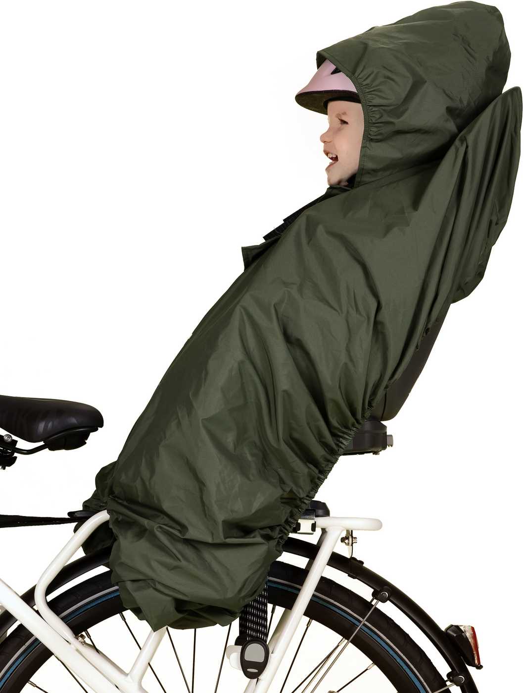 Regenponcho grün