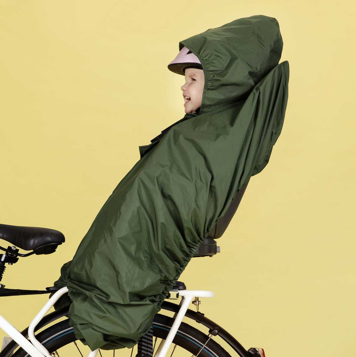 Regenponcho grün