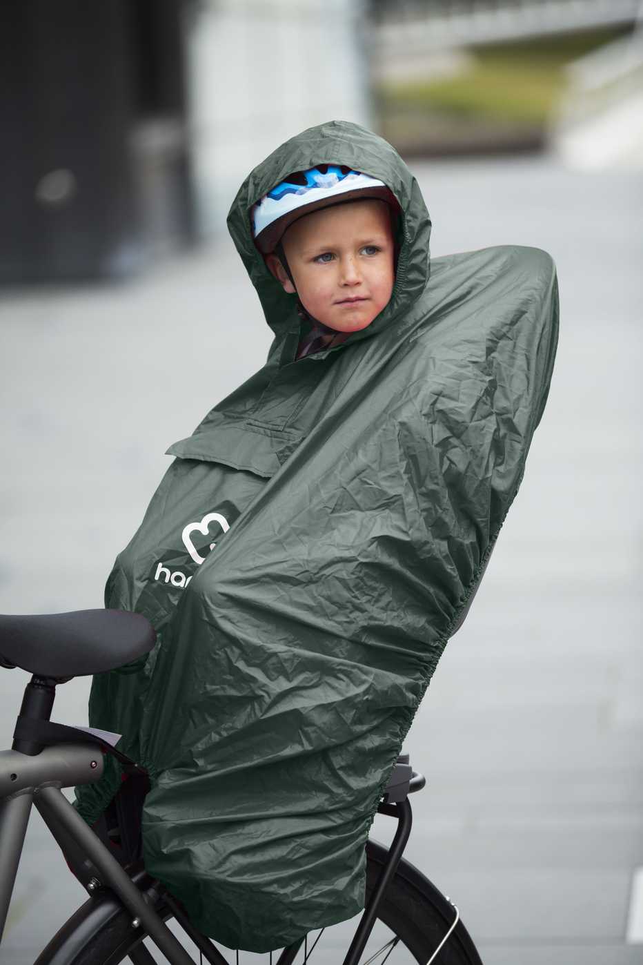 Regenponcho grün