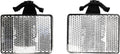 2 reflectors at the front