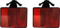 Rear reflectors 2 pieces incl.