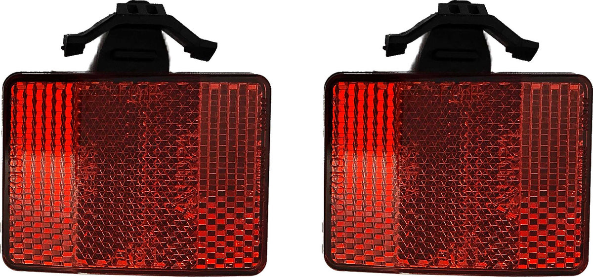 Rear reflectors 2 pieces incl.