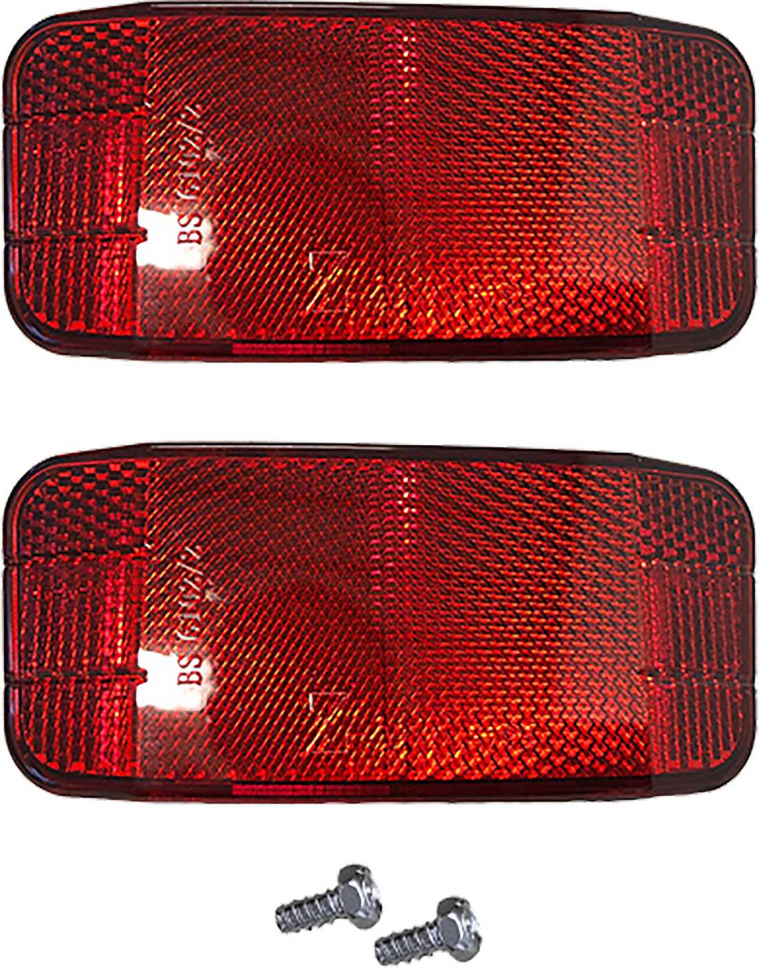 Rear reflectors 2 pieces incl.